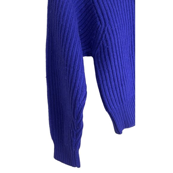 Jones New York Large Purple Knit Chunky Turtleneck Sweater 36a - Picture 7 of 8